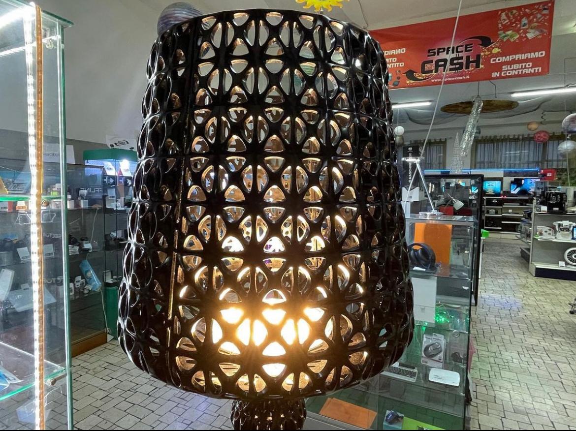 KARTELL Mini Kabouki Nera Lampada nuova - immagine 3