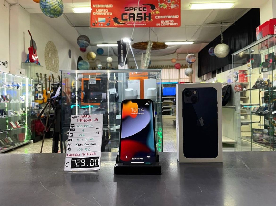 NUOVO Iphone 13 128Gb blu Garanzia 12/12/21