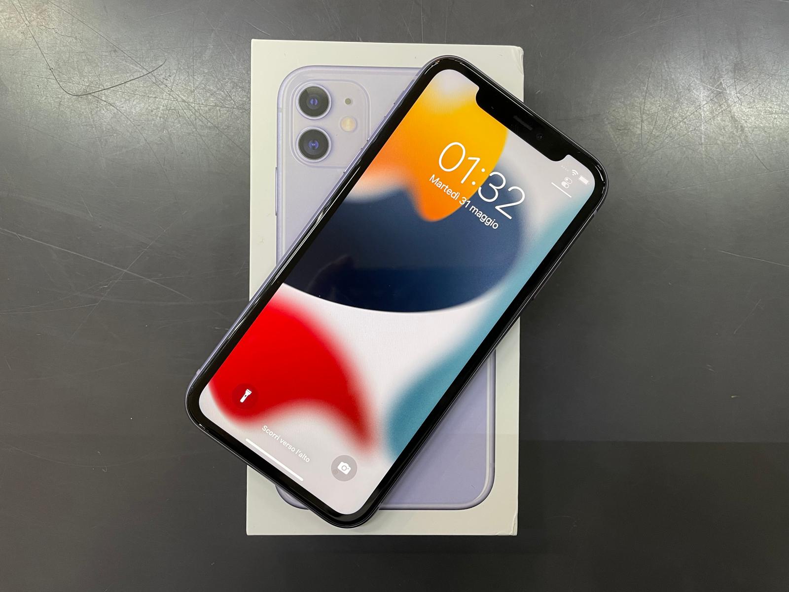 IPHONE 11 128 Gb Purple Garanzia 16/05/23 - immagine 2