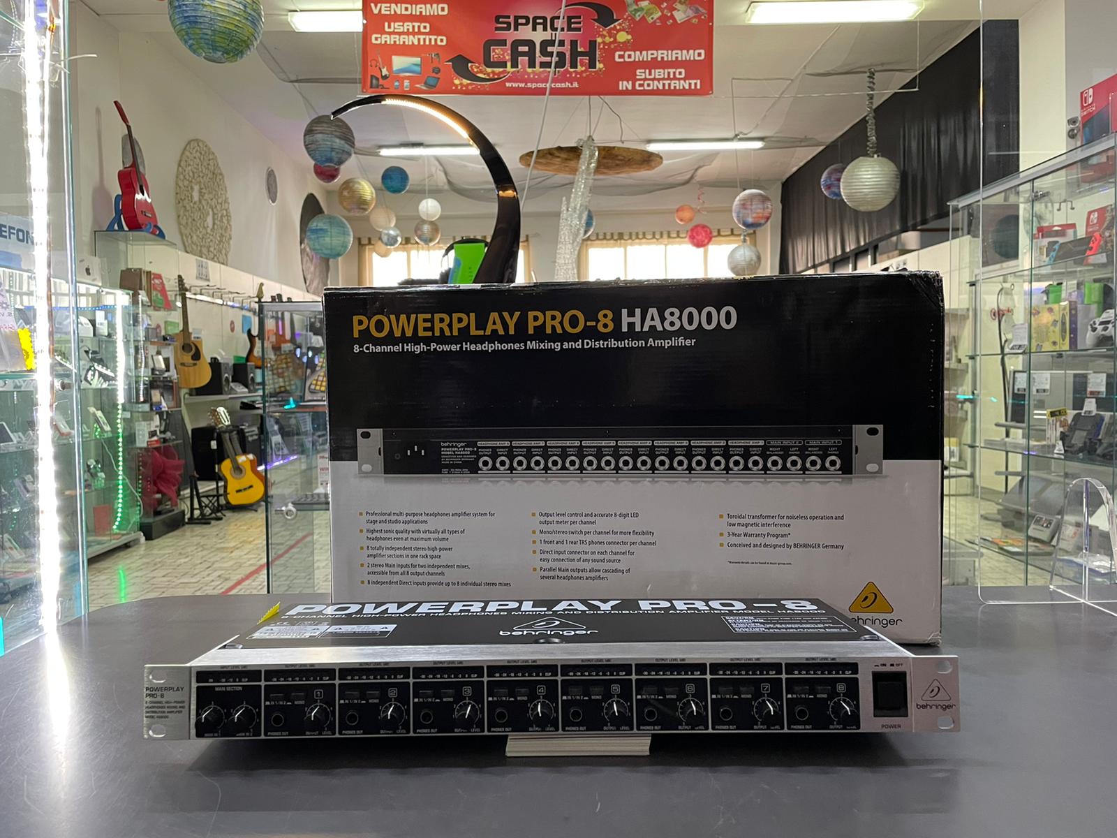 Behringer HA8000 Preampli e Mixer 8 Cuffie