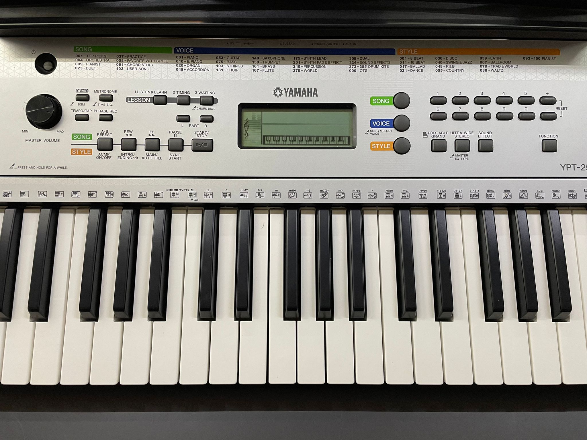 Yamaha YPT 255 Tastiera Musicale - immagine 4