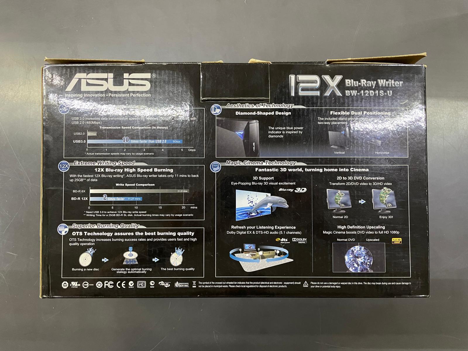 Asus BW12D1SU Masterizzatore BluRay - immagine 2