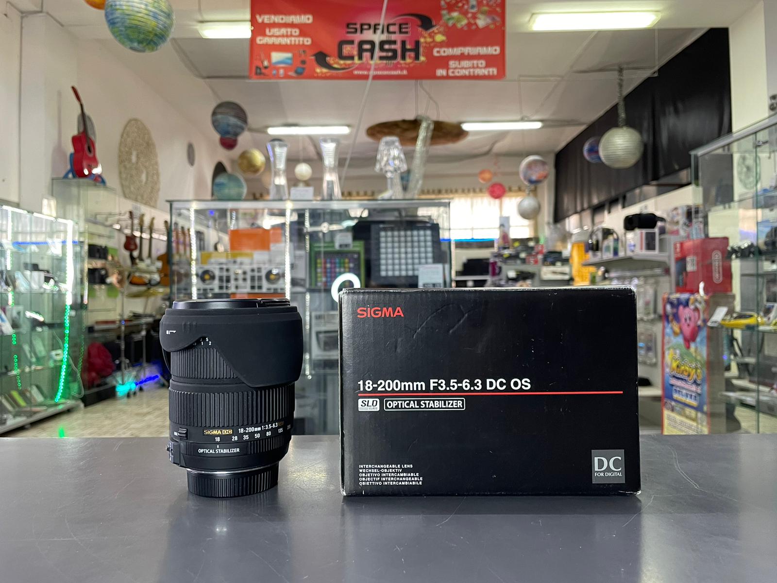 Sigma 18-200mm f/3.5-6.3 dc os sld Nikon