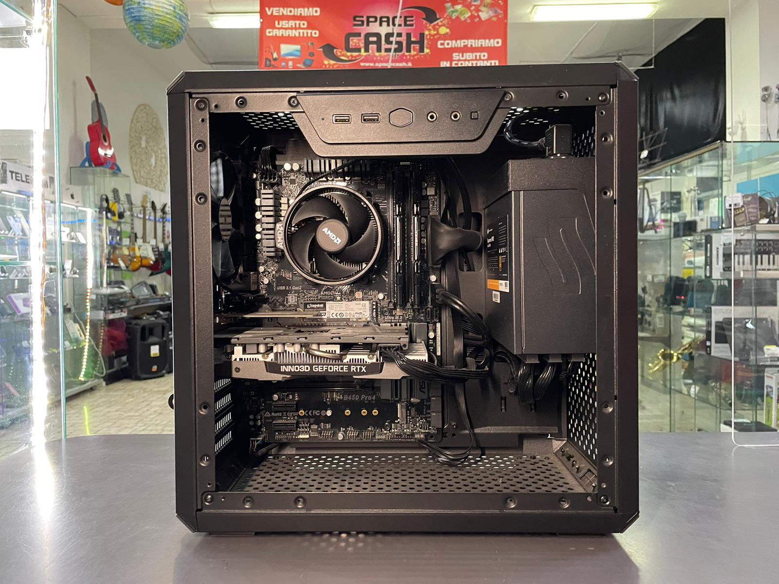 Desktop Ryzen 5 32Gb RTX 2060 256Gb+ 512Gb - immagine 4
