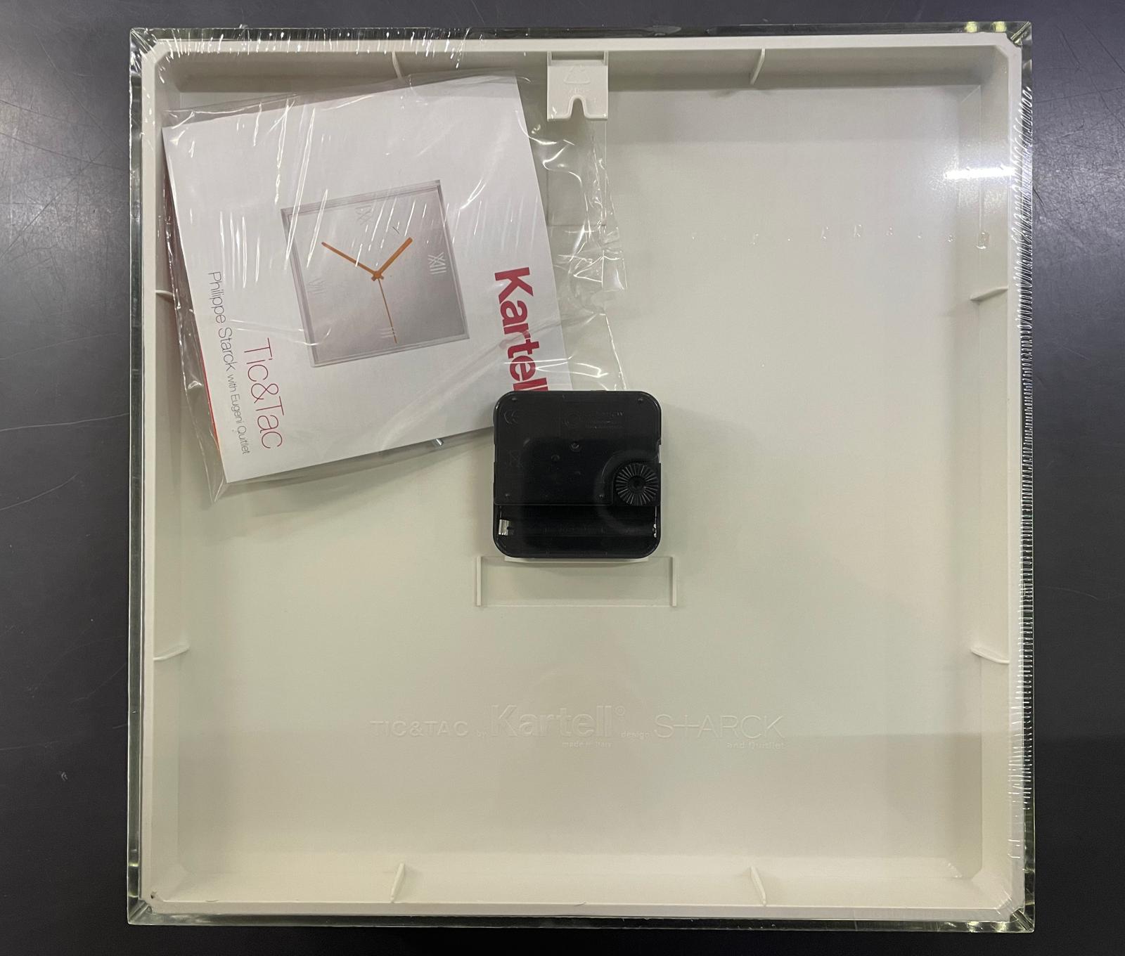 NUOVO! Kartell Tic & Tac Orologio Muro Trasparente - immagine 3