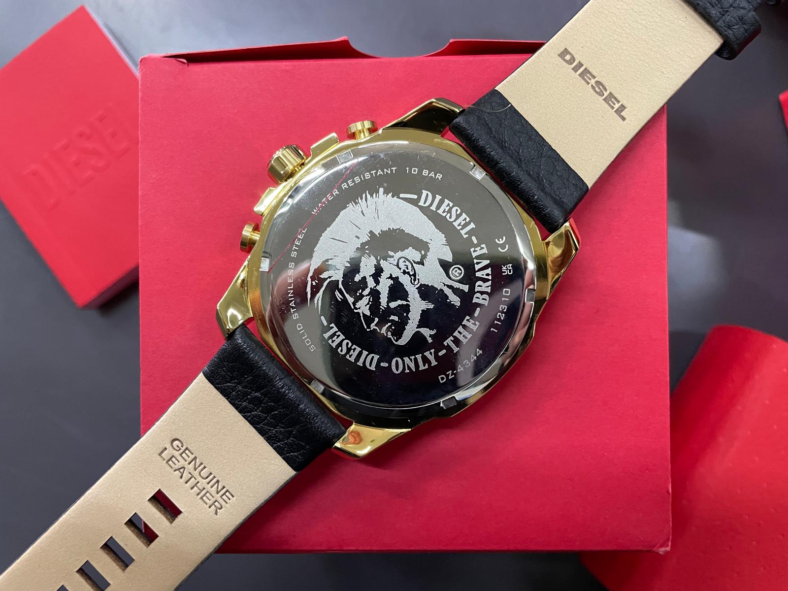 Diesel Mega Chief DZ4344 Orologio NUOVO - immagine 3