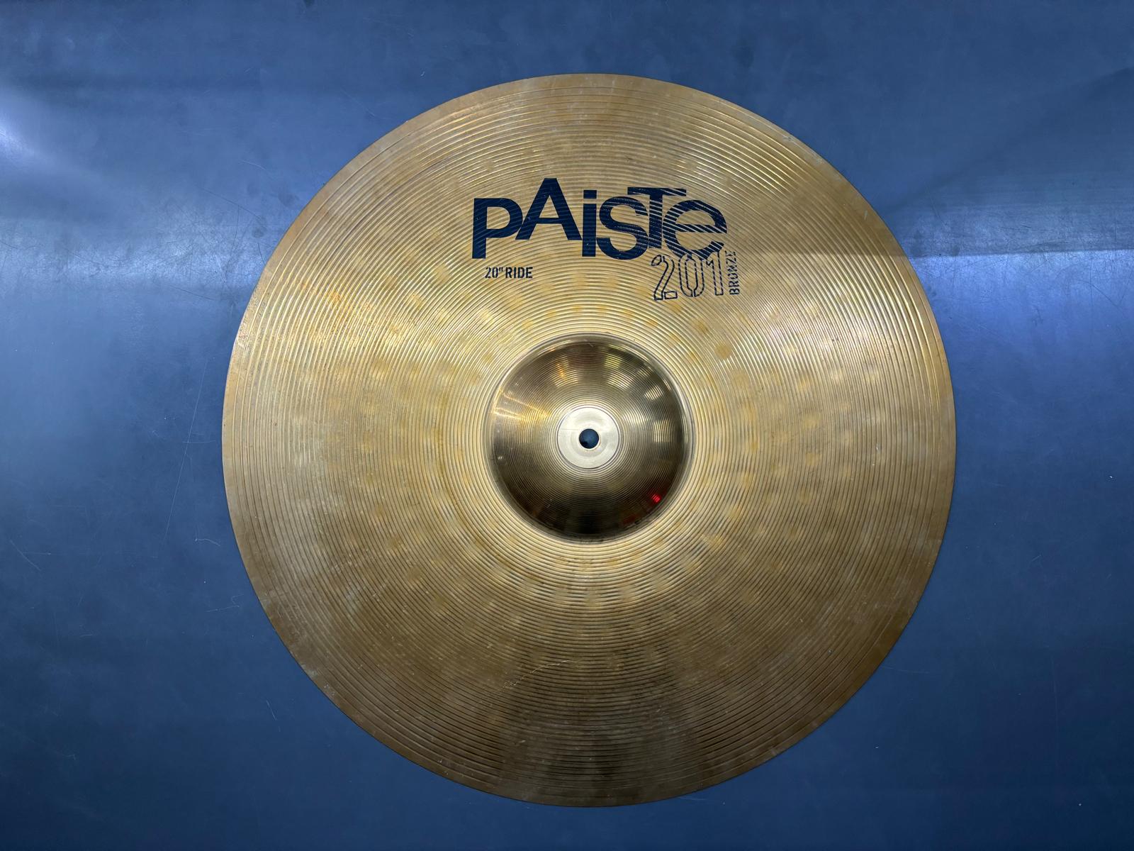 Paiste 201 Ride 20" Bronze Piatto Batteria