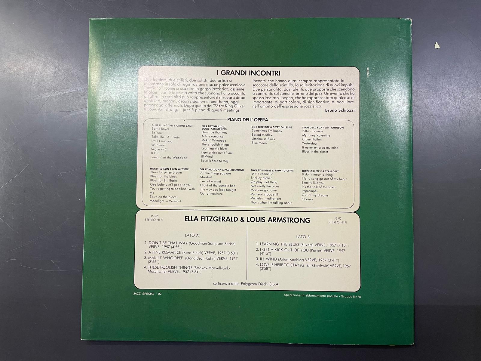 Ella Fitzgerald e Louis Armstrong disco in vinile - immagine 2