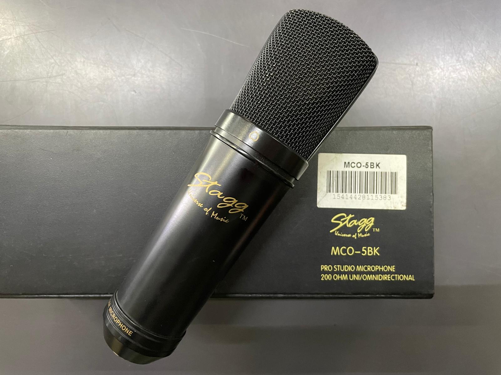 STAGG MCO-5BK Microfono Condensatore