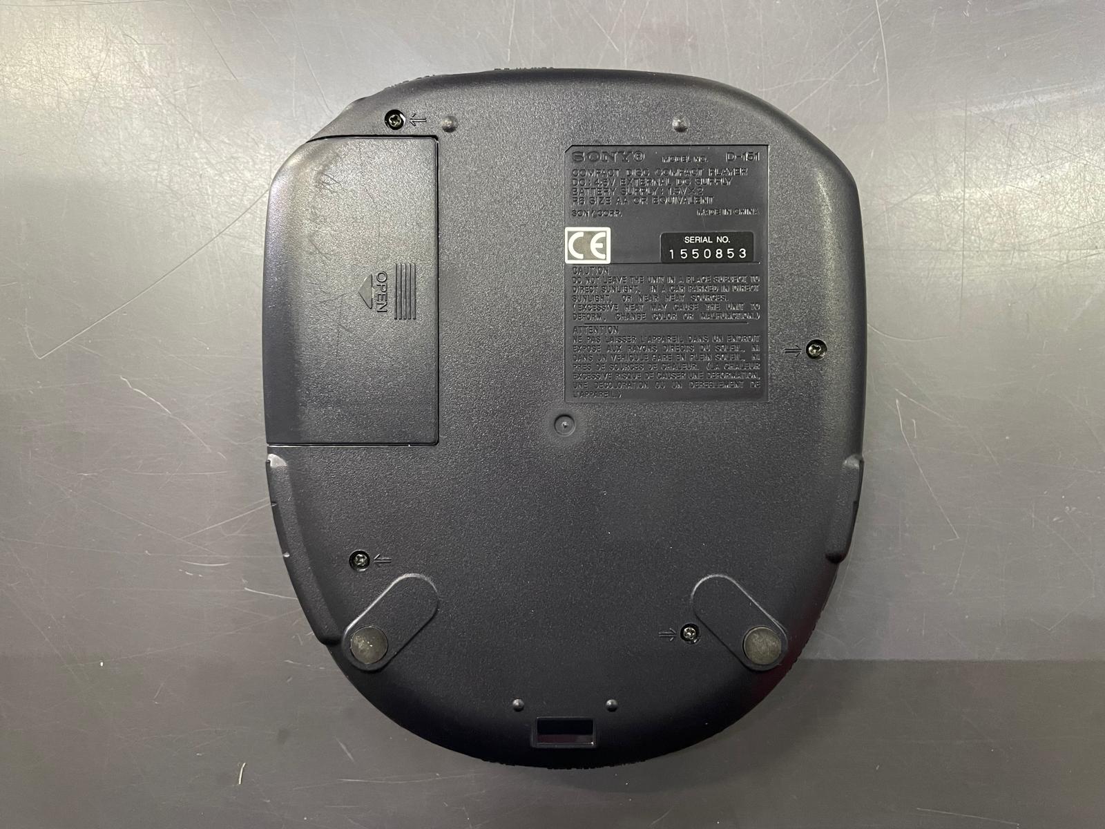 Sony Discman D-151 Lettore CD Portatile - immagine 4