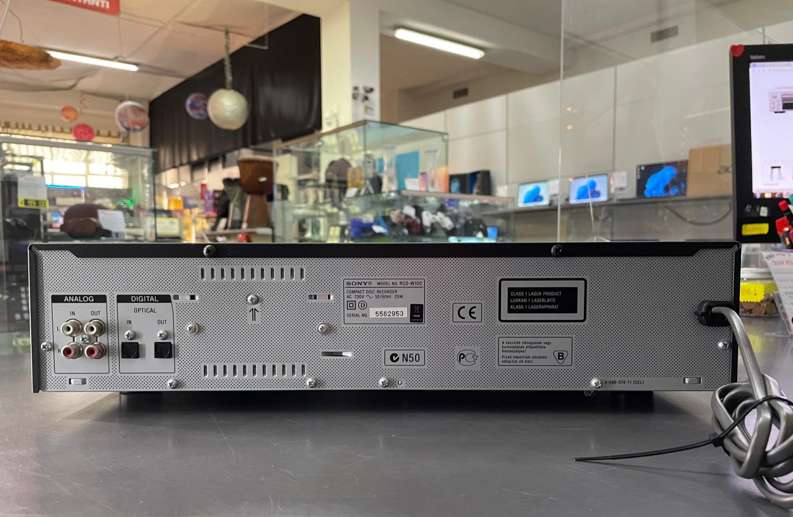 Sony RCD-W100 Registratore CD - Lettore - immagine 2