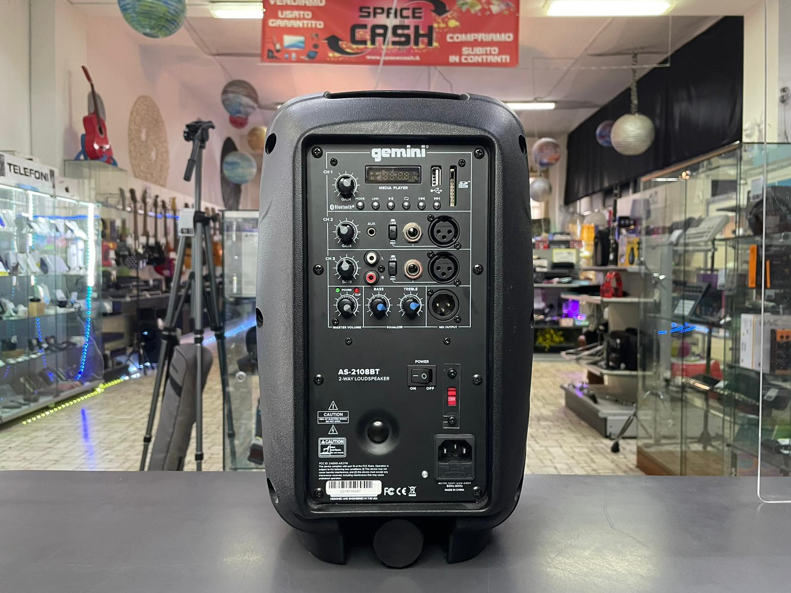 GEMINI AS-2110BT Cassa Bluetooth - immagine 3