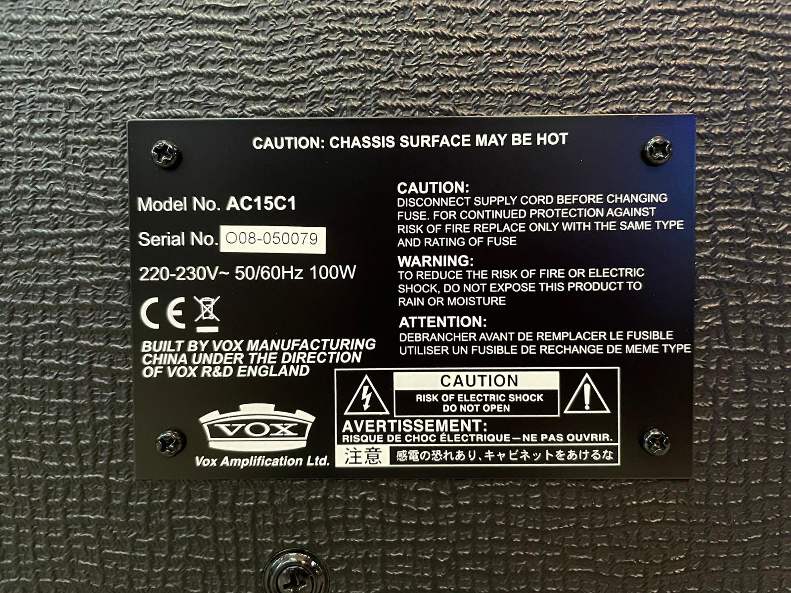 Vox AC15 C1 Custom - immagine 4