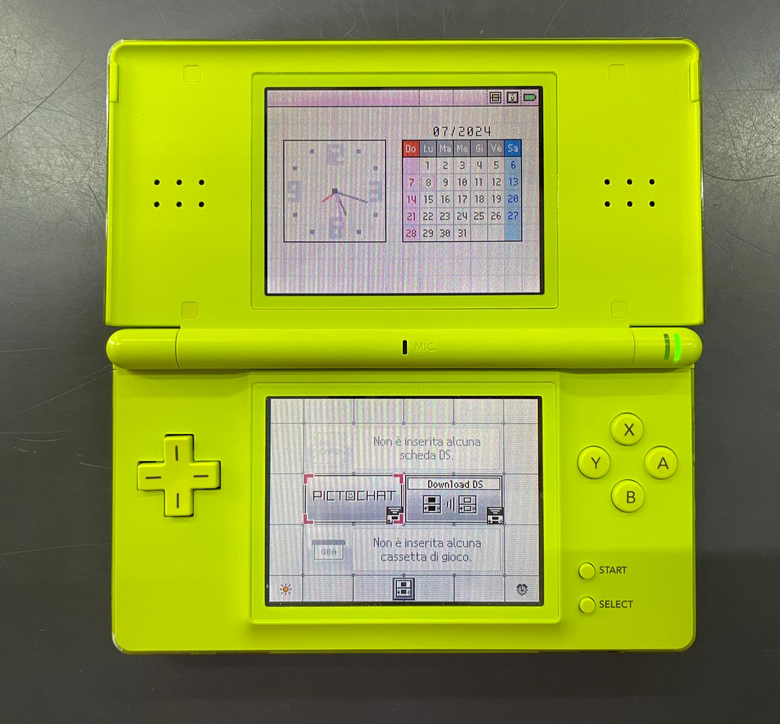 Nintendo DS Lite Lime Green MOD
