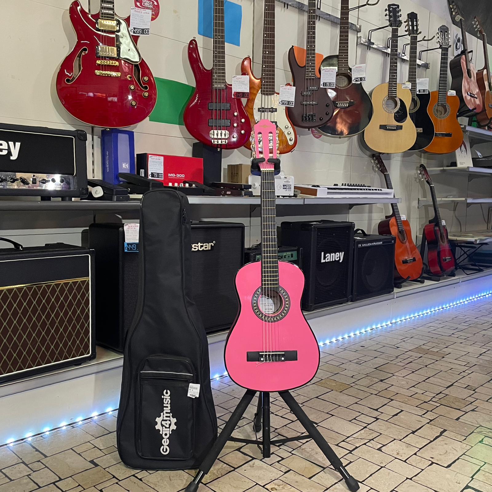 Chitarra Classica Junior 1/2 Pink - immagine 5