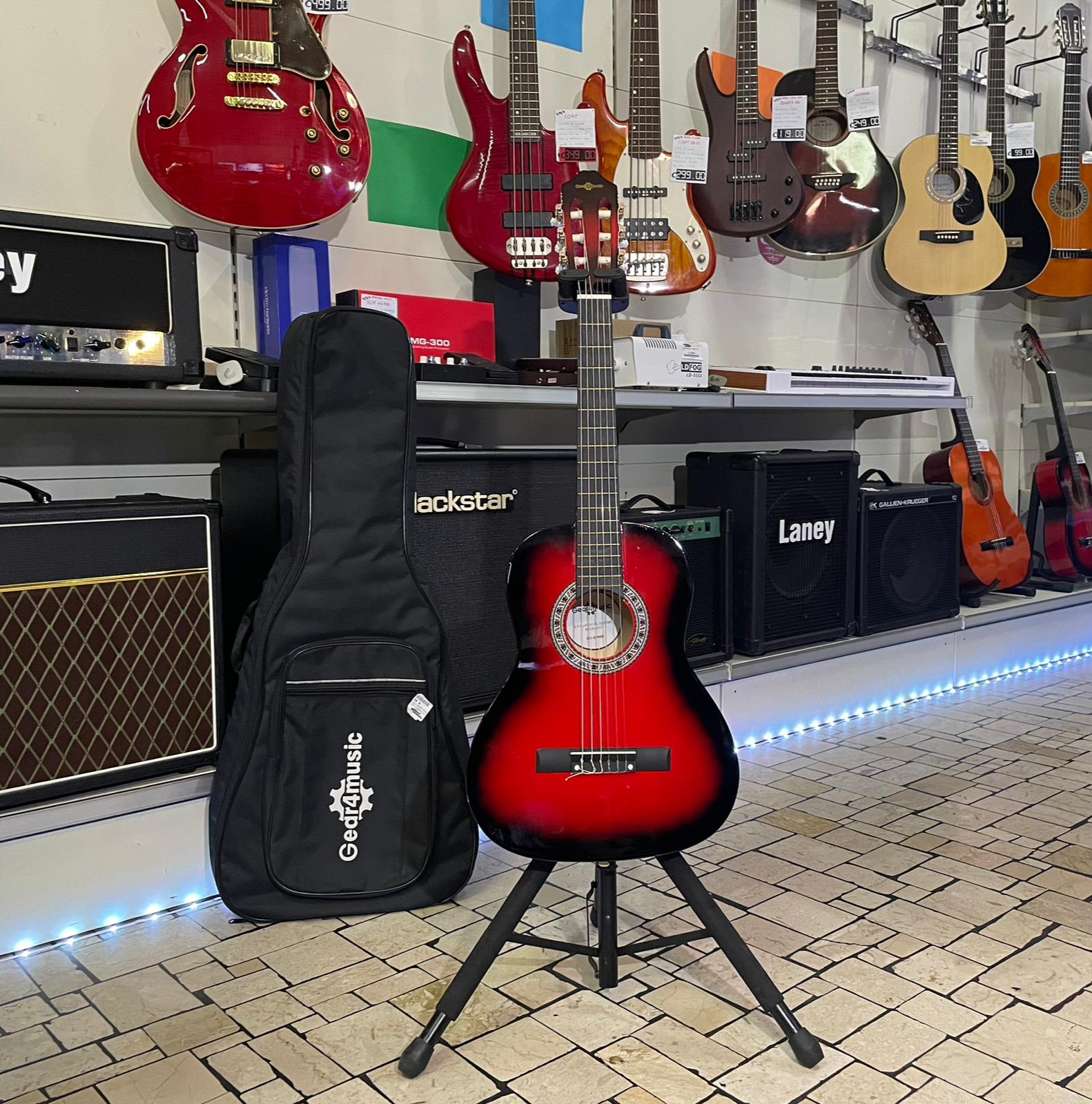 Chitarra Classica 3/4 Rossa - immagine 3