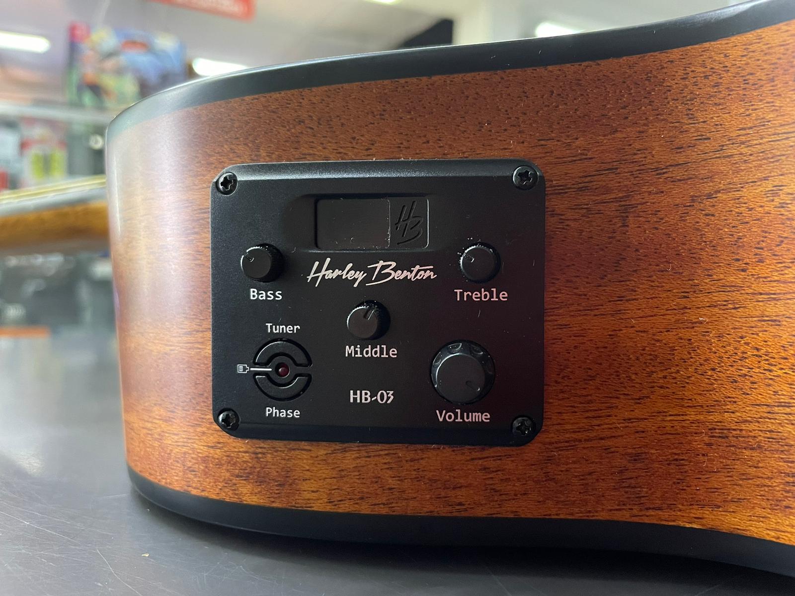 Harley Benton GS-Travel-E Mahogany - immagine 4