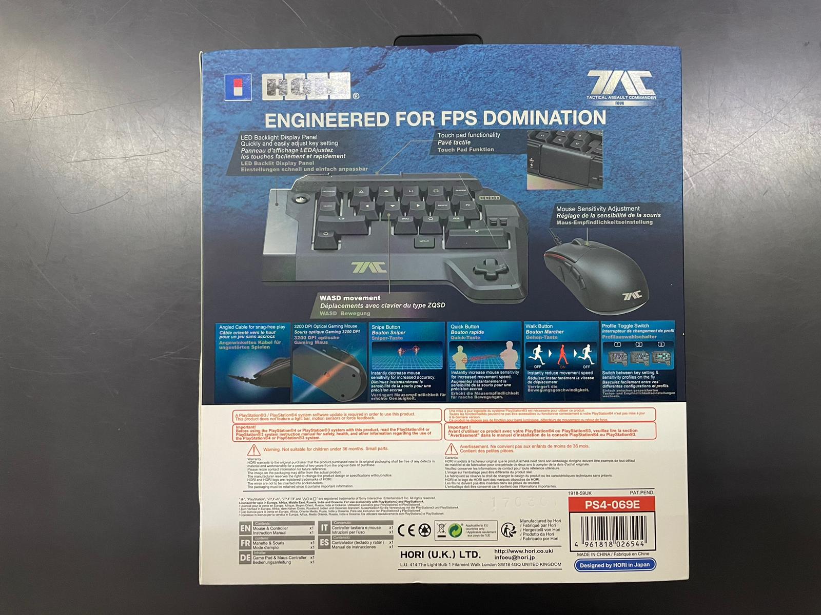 Hori T.A.C. Four PS4/PC/PS3 - immagine 2