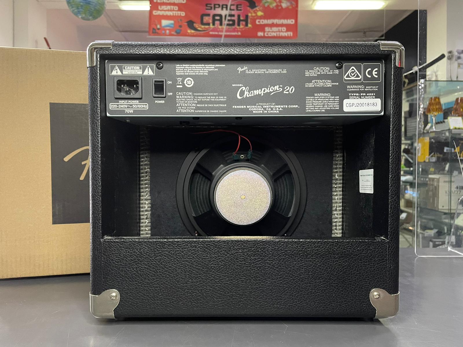 Fender Champion 20 Ampli Chitarra - immagine 3