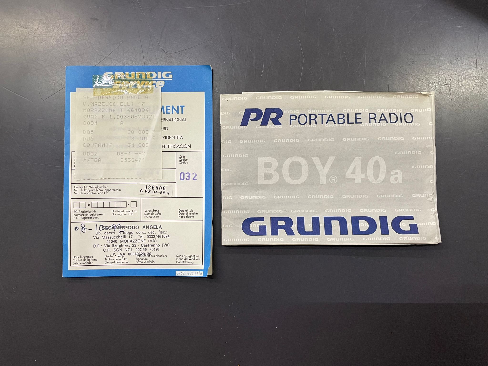 Grundig Boy 40A Radio Vintage - immagine 2