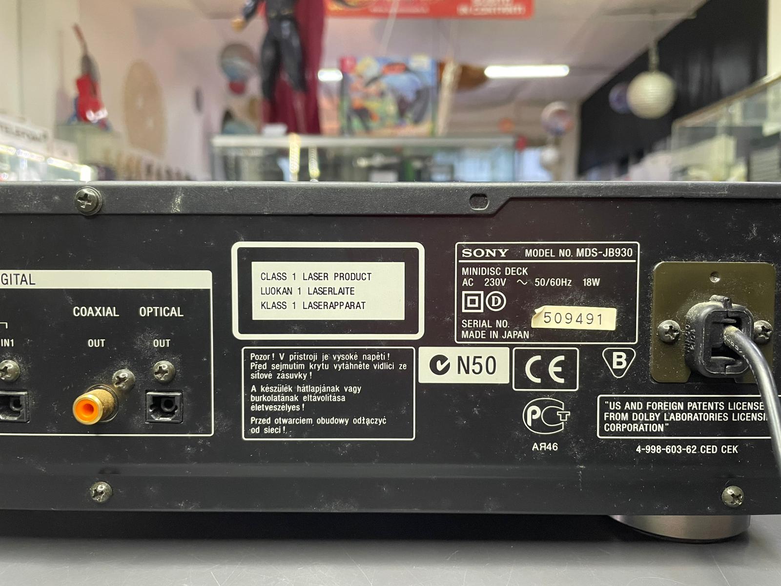 Sony MDS-JB930 Mini Disc - immagine 4