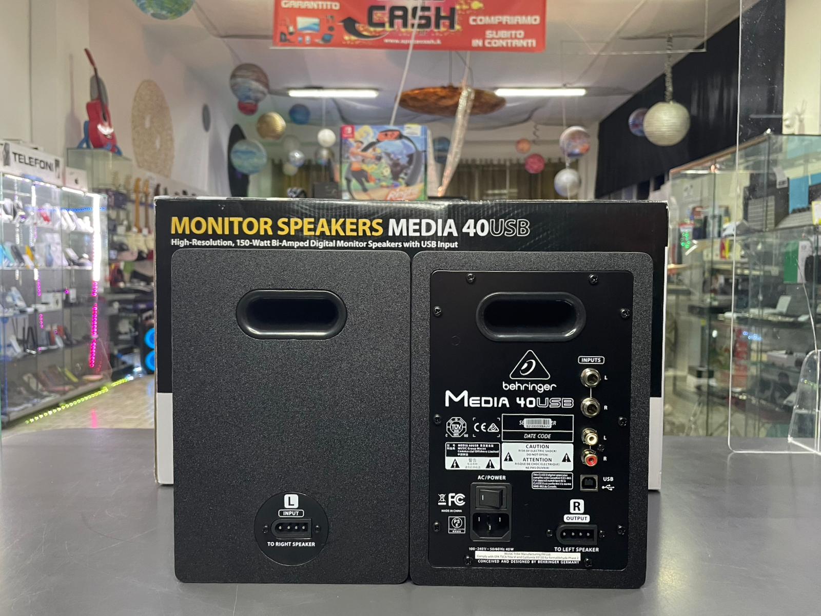NUOVE BEHRINGER Media 40 USB (coppia) - immagine 3
