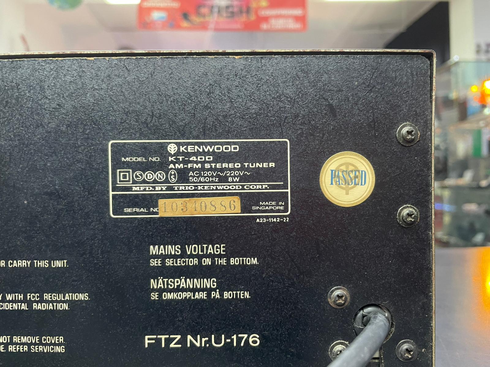 Kenwood KT 400 Tuner Analogico - immagine 4