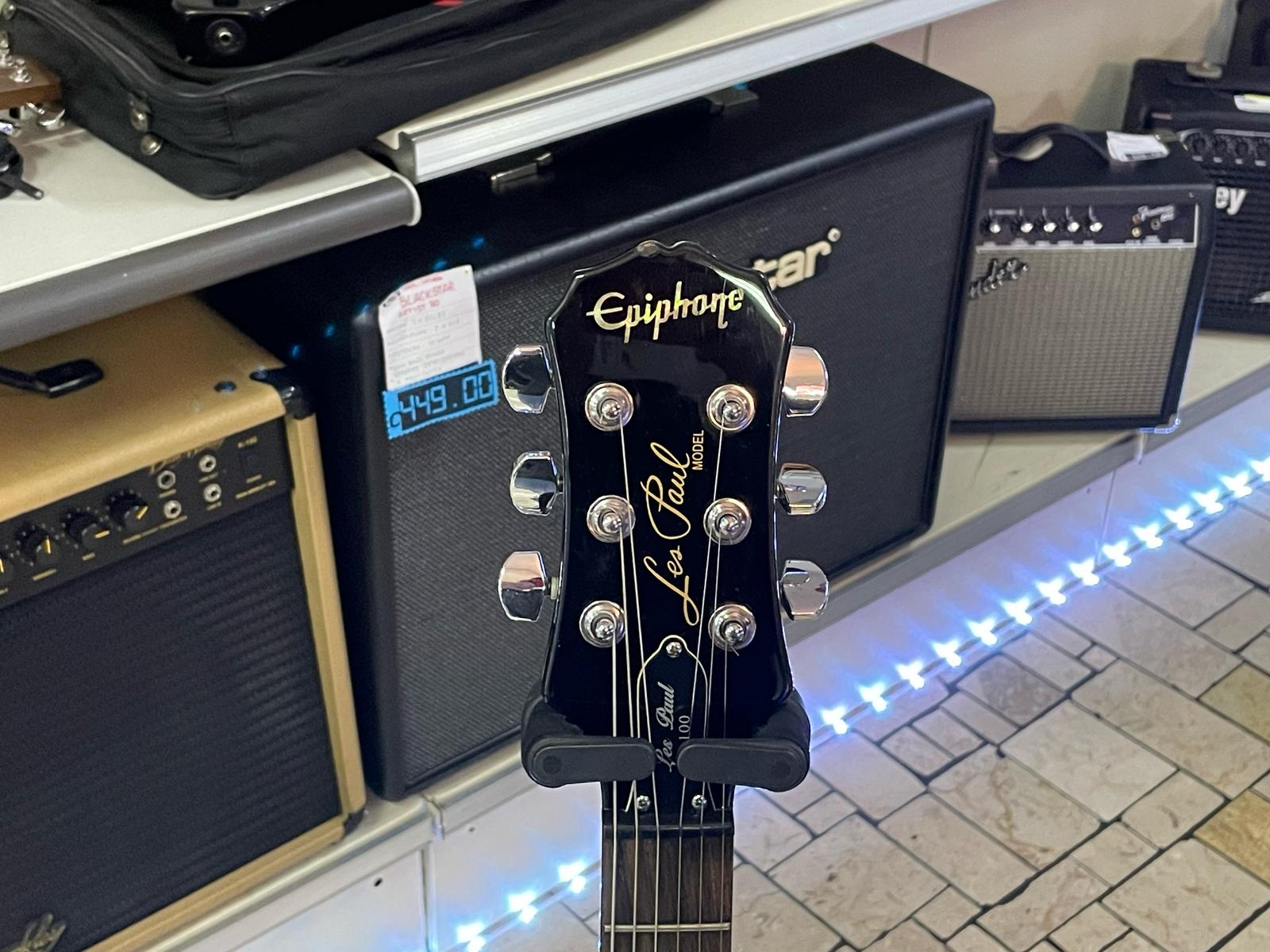 EPIPHONE Les Paul 100 Ebony - immagine 4