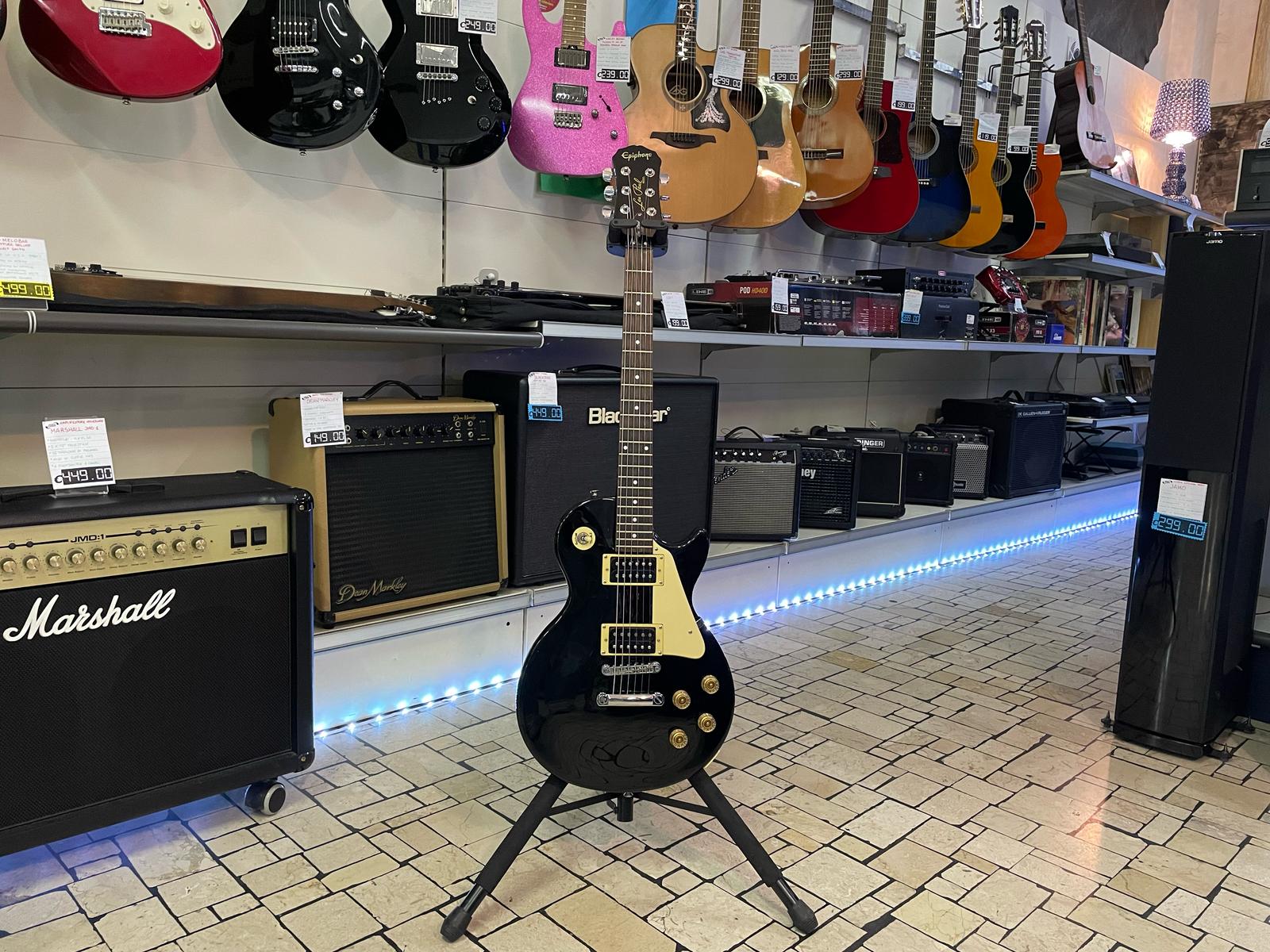 EPIPHONE Les Paul 100 Ebony - immagine 2