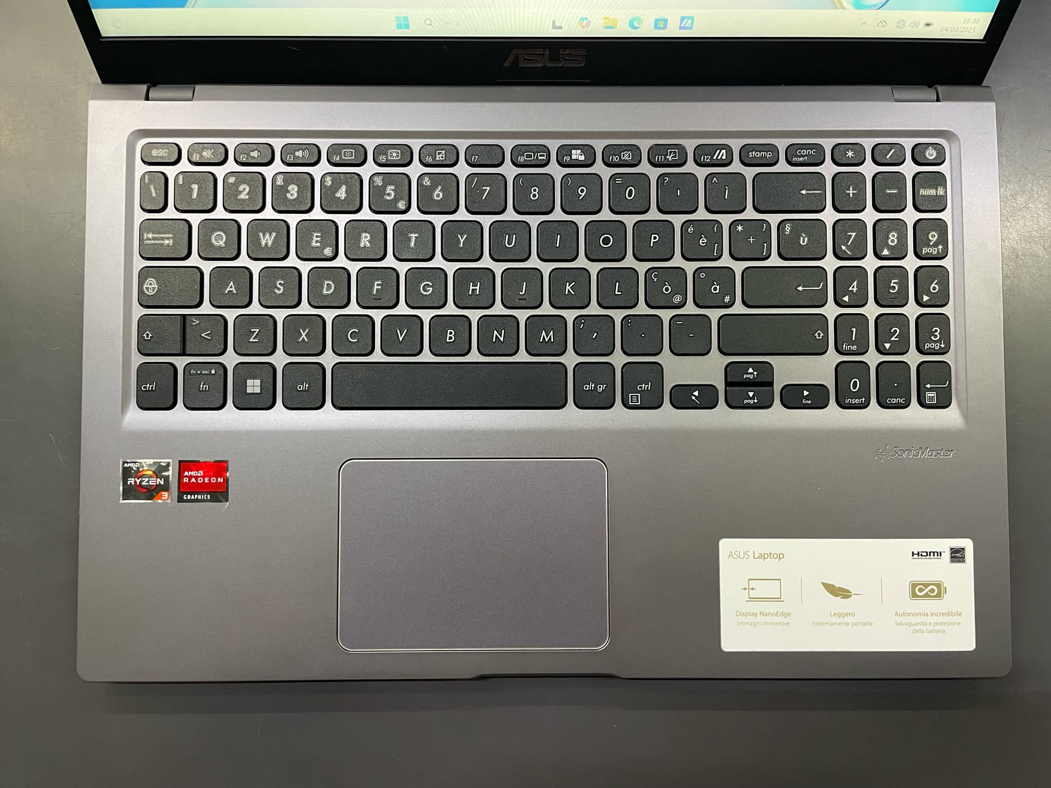 Notebook Asus Ryzen 3 8Gb 512Gb ssd - immagine 2