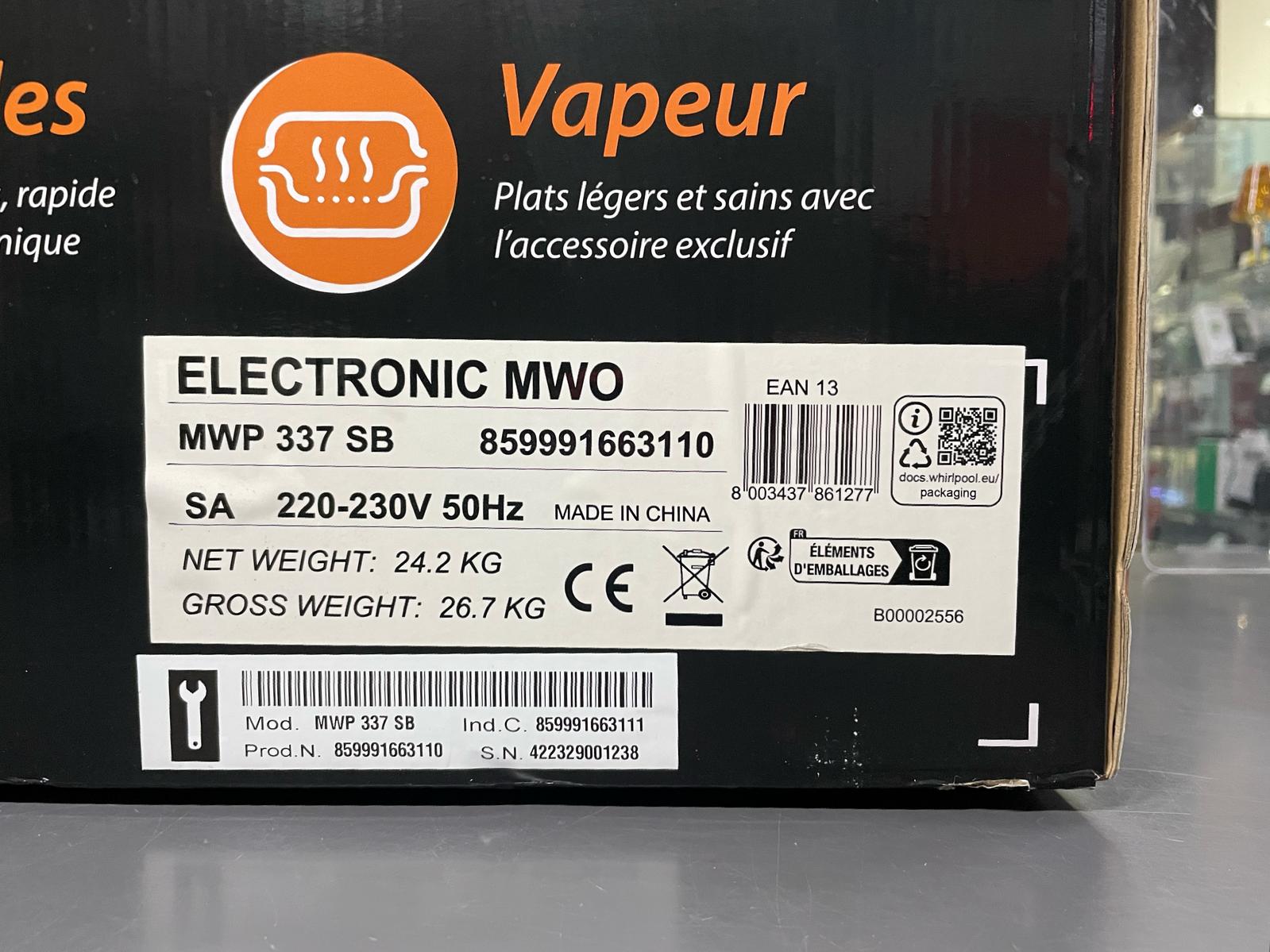 NUOVO Microonde Whirlpool MWP337SB - immagine 2