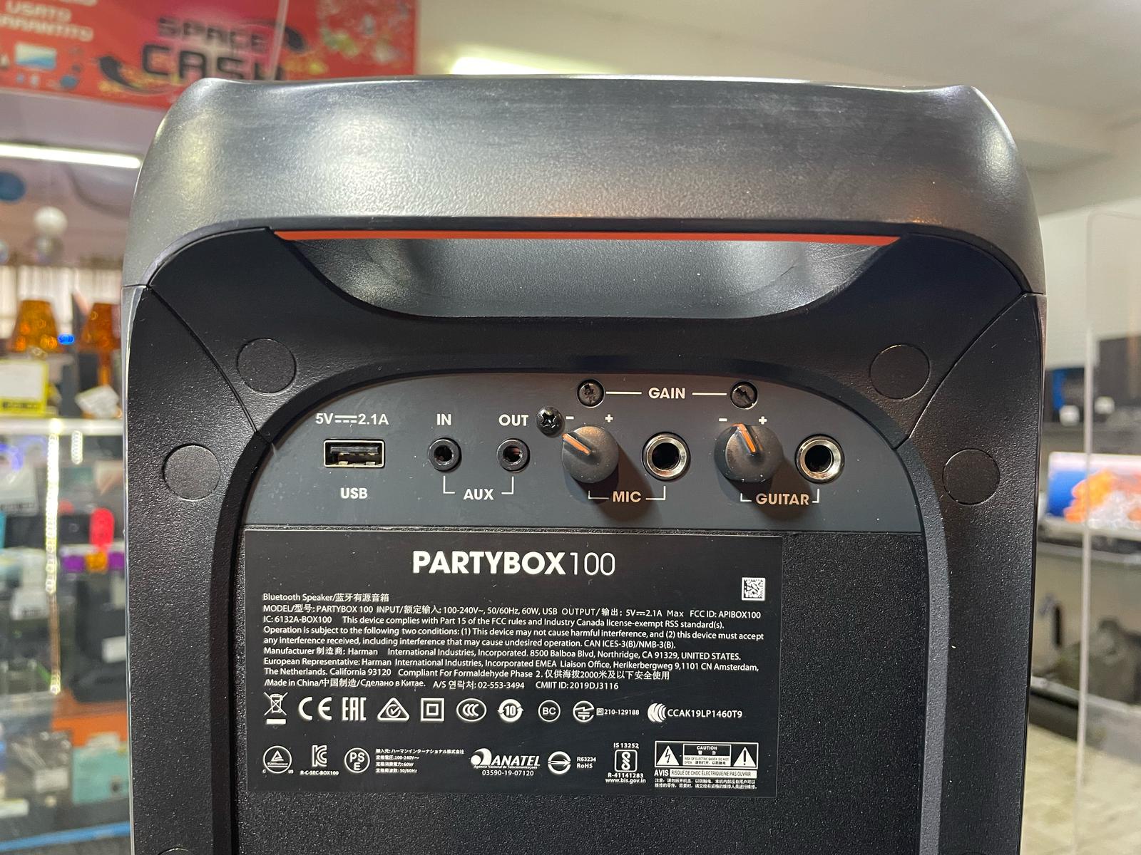 JBL PartyBox 100 Cassa Bluetooth 160W - immagine 4
