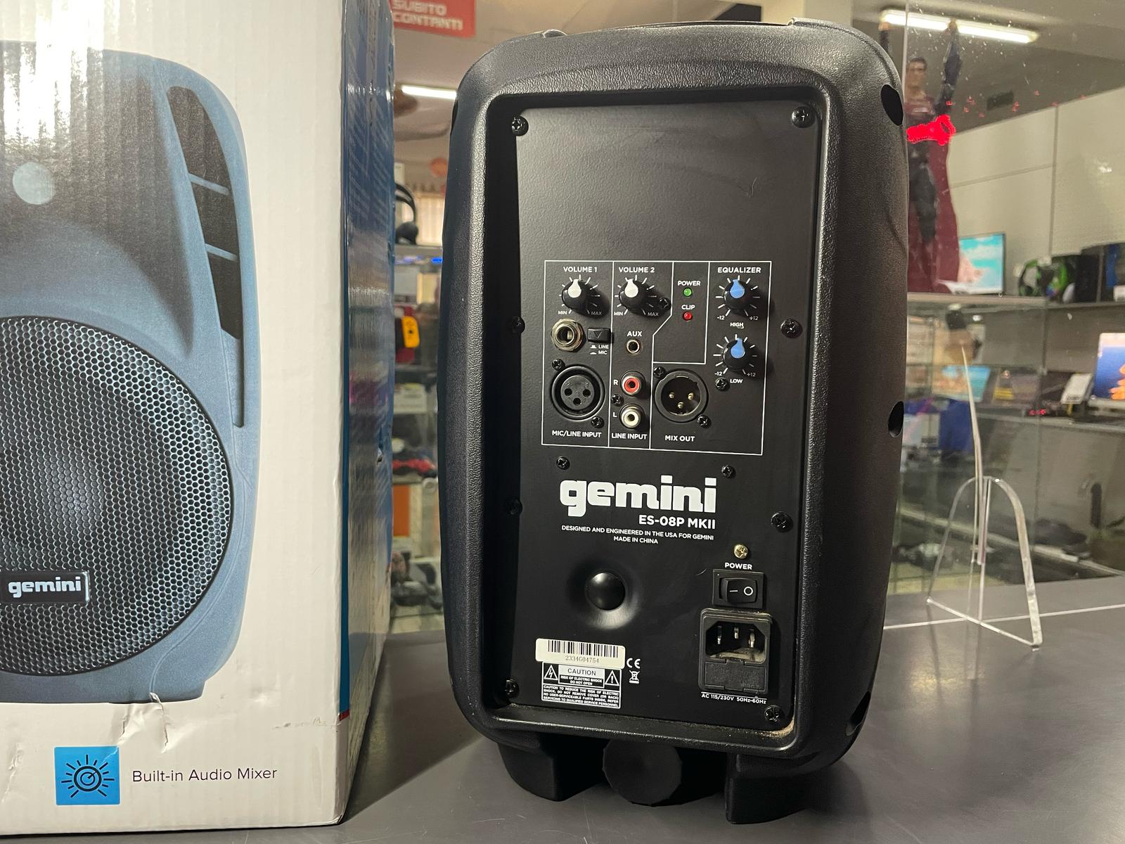 GEMINI ES-08P MKII Cassa Attiva 75W - immagine 2