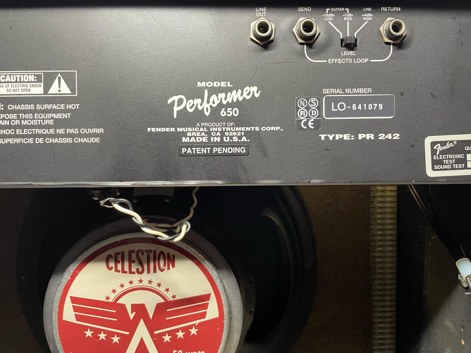 FENDER Performer 650 U.S.A. '95 - immagine 4