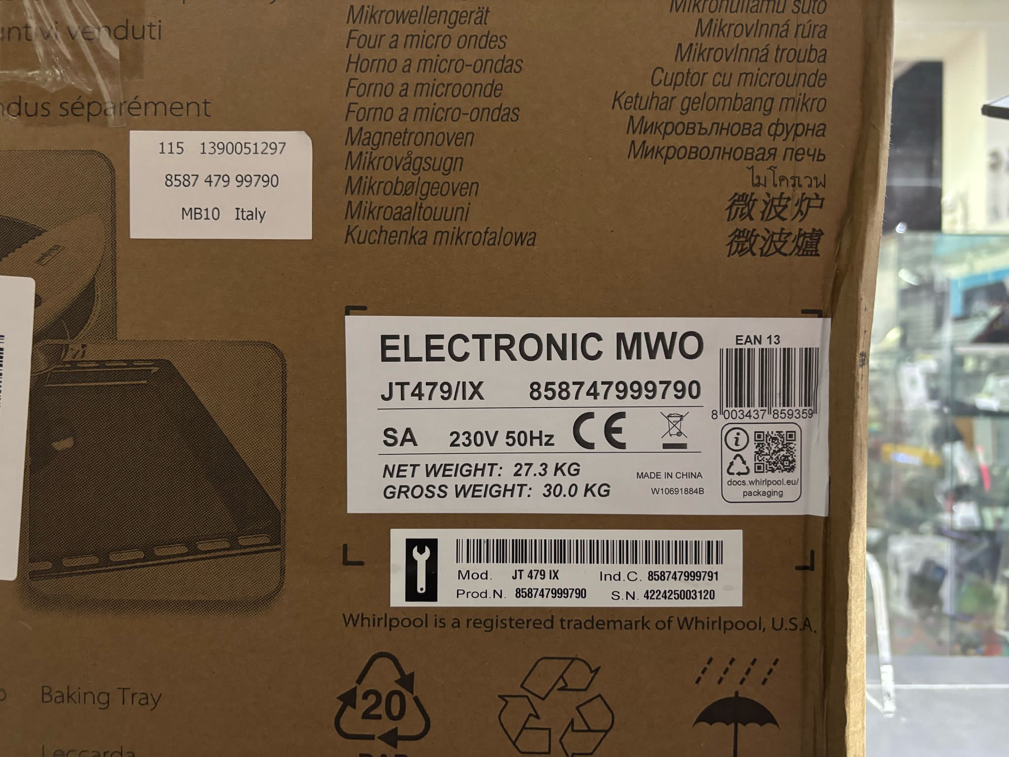 Whirlpool Chef Premium Microonde JT479 NUOVO - immagine 2
