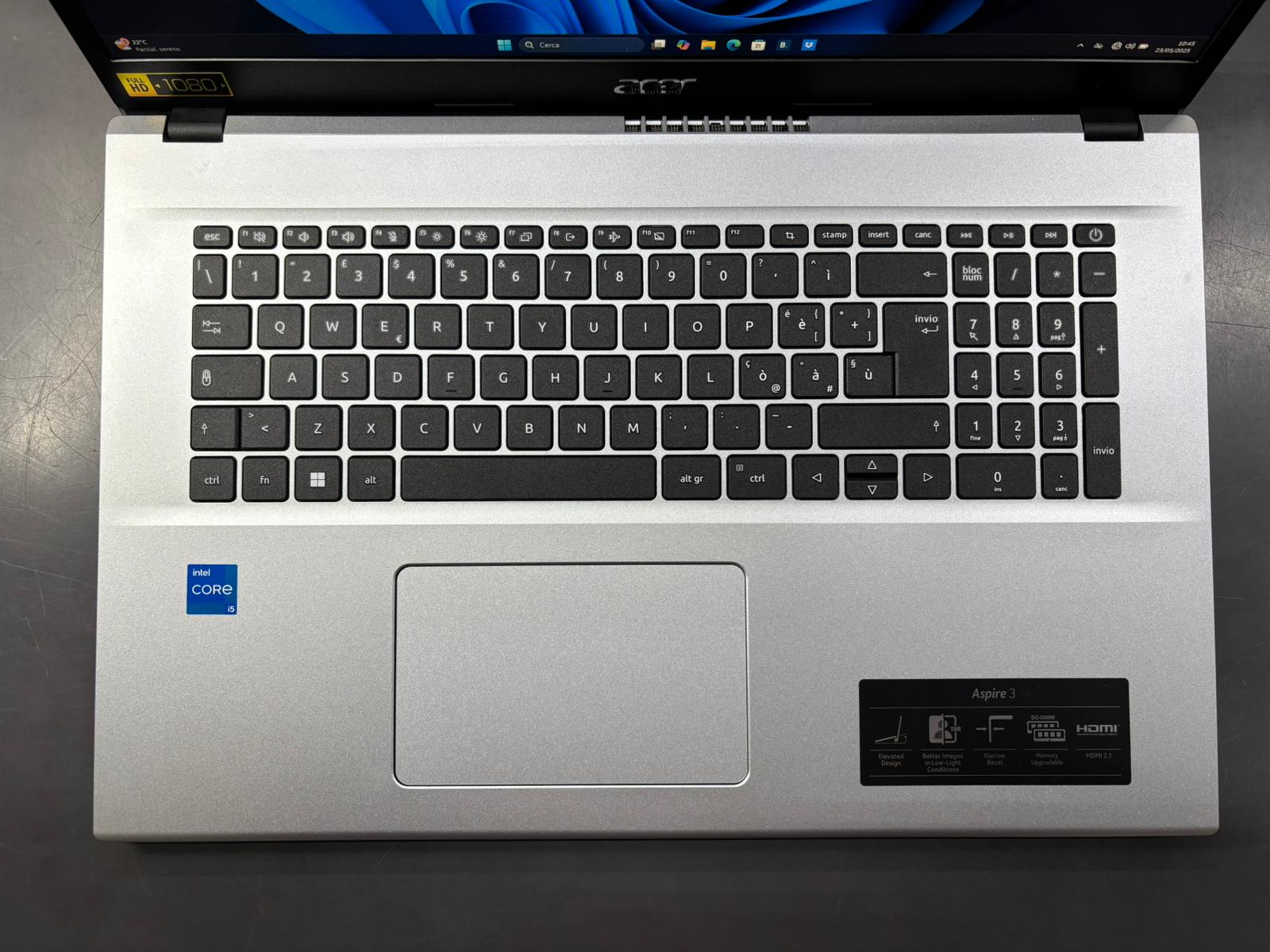 Acer Aspire 3 17" Core i5 12th 06/05/25 - immagine 4