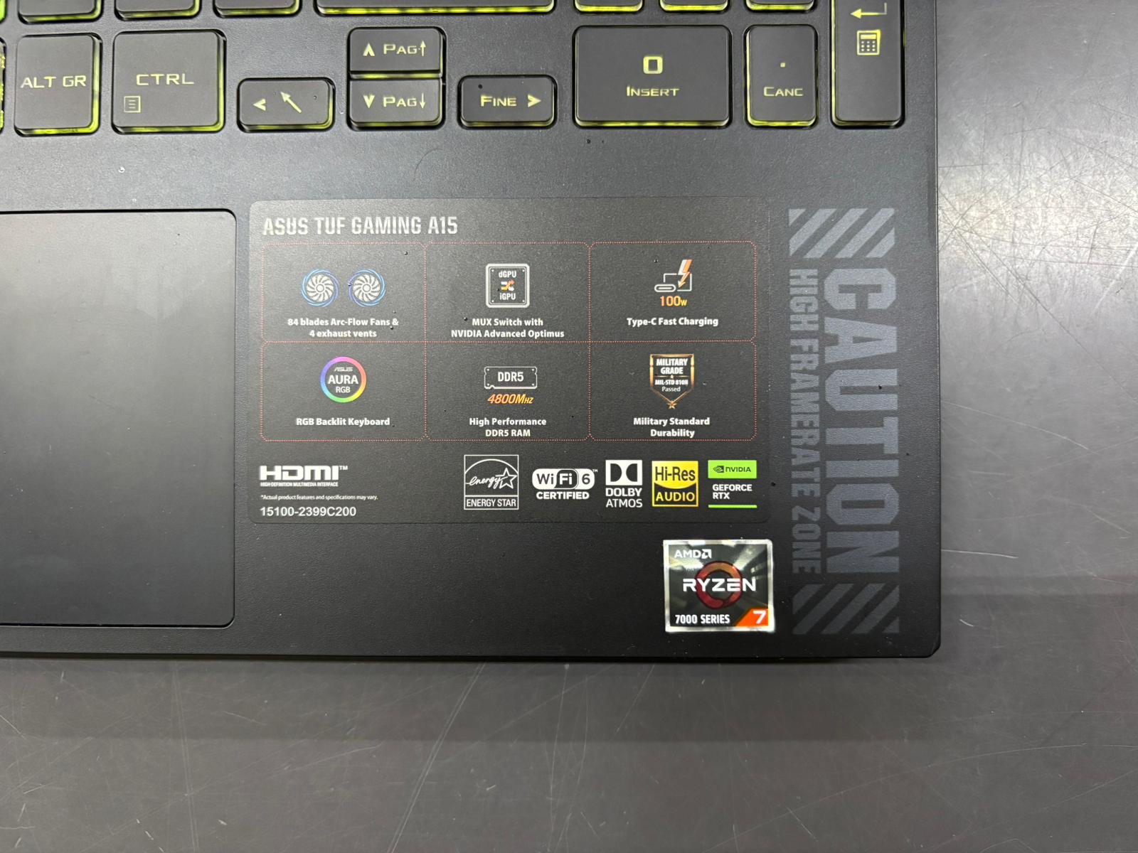 ASUS TUF Gaming A15 13/12/24 - immagine 4