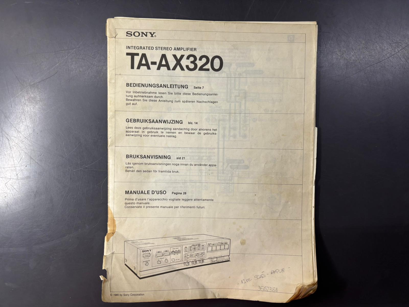 Sony TA-AX320 Amplificatore AV Hi-Fi - immagine 5