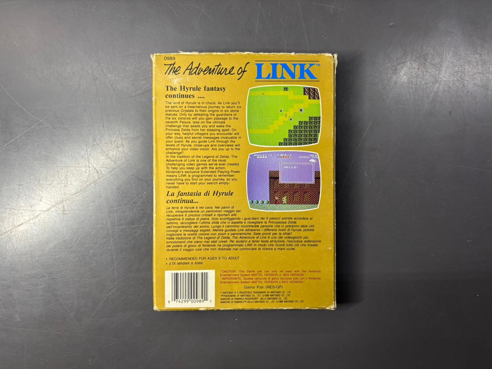 ZELDA II Adventure Link Boxato NES - immagine 4