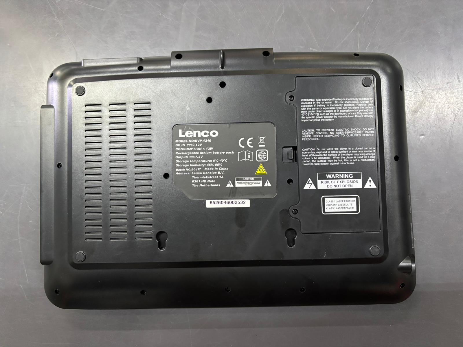 Lenco DVP-1210 Lettore DVD Portatile - immagine 2
