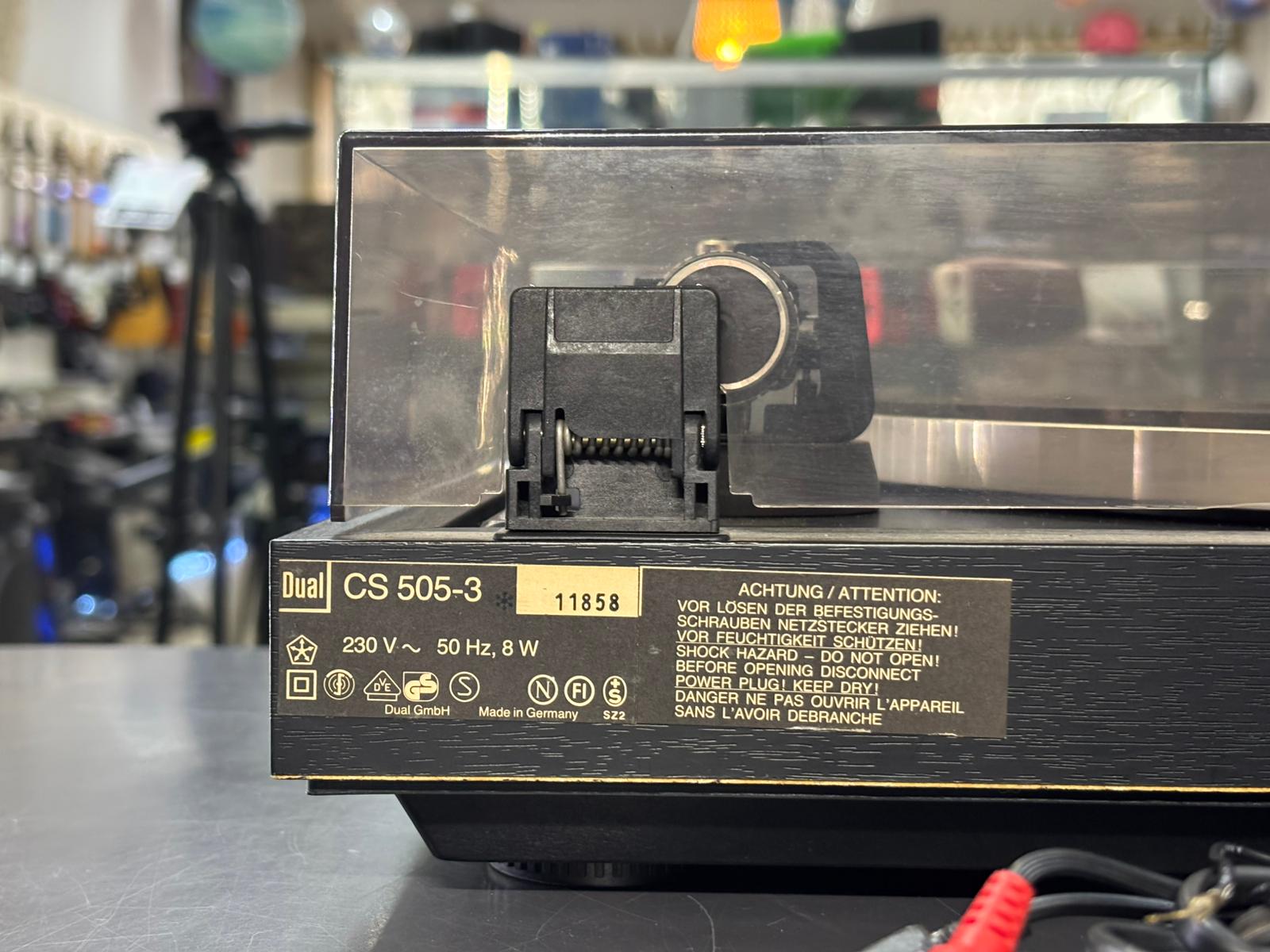 DUAL CS 505-3 Giradischi Audiophile Concept - immagine 7