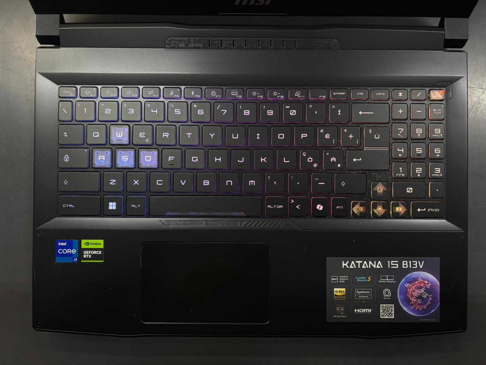 MSI Katana 15 Core i7 RTX 4060 Gaming Laptop - immagine 3