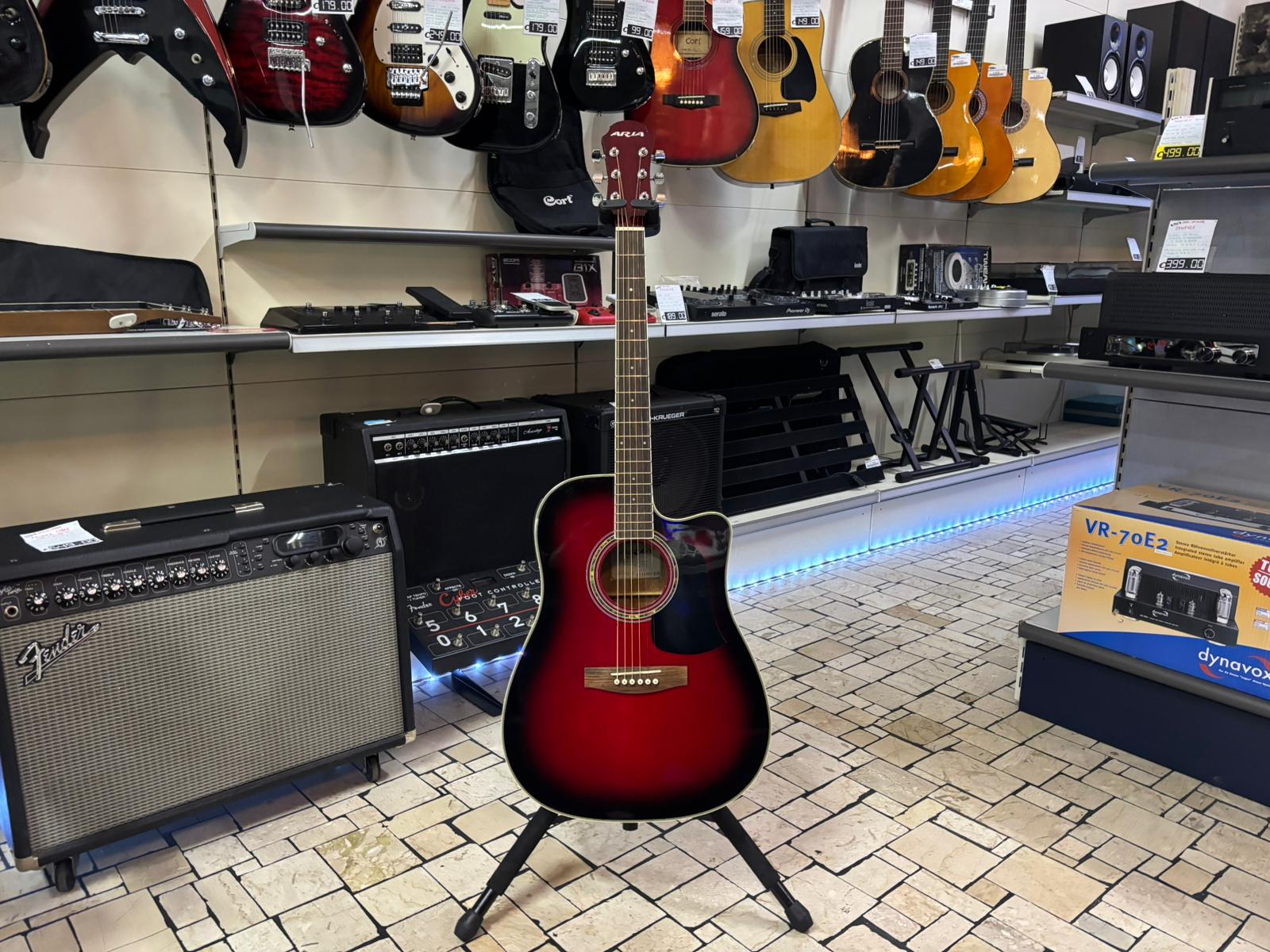 ARIA AW-20CE RS Acustica Elettrificata - immagine 3