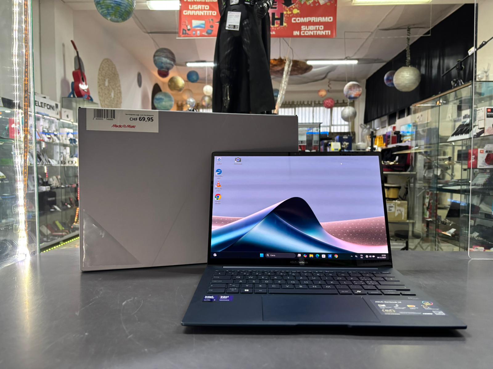 Asus ZenBook 14 Core 7 Ultra 32Gb 8/8/25