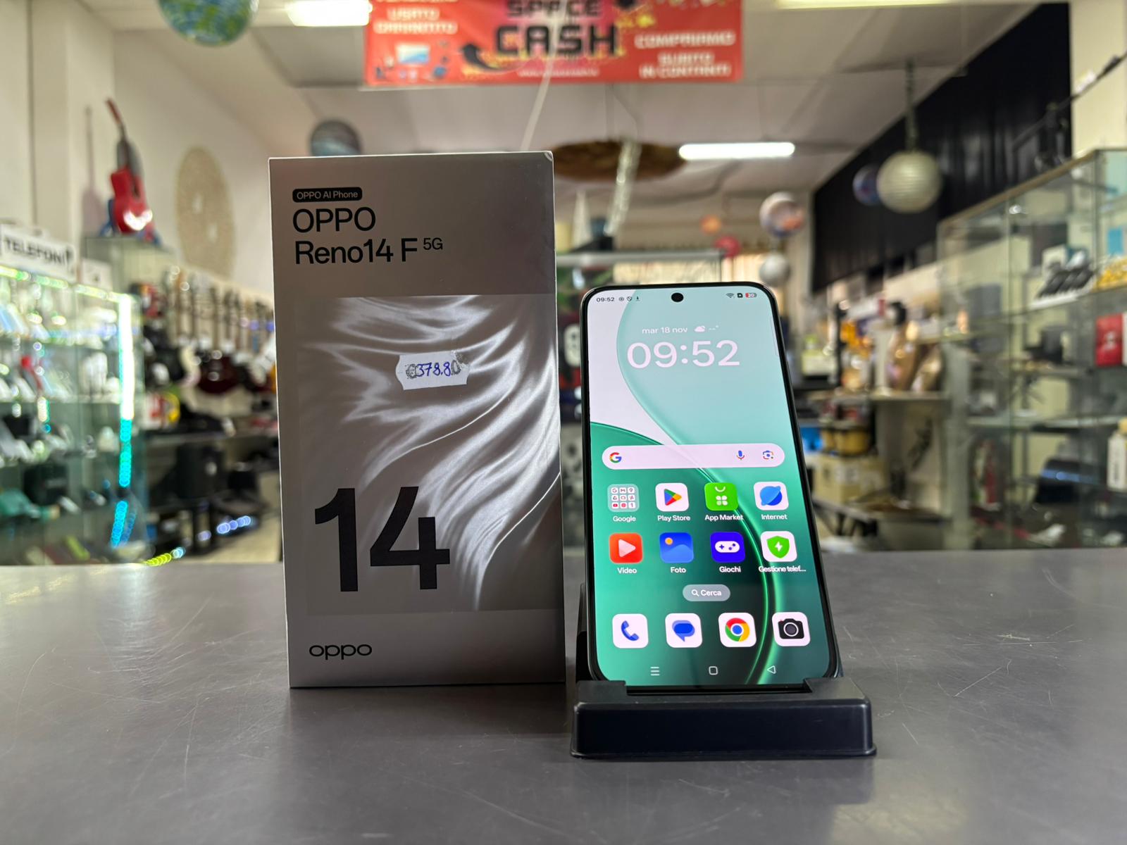 OPPO Reno 14F 5G 256Gb Luminous Green - immagine 2