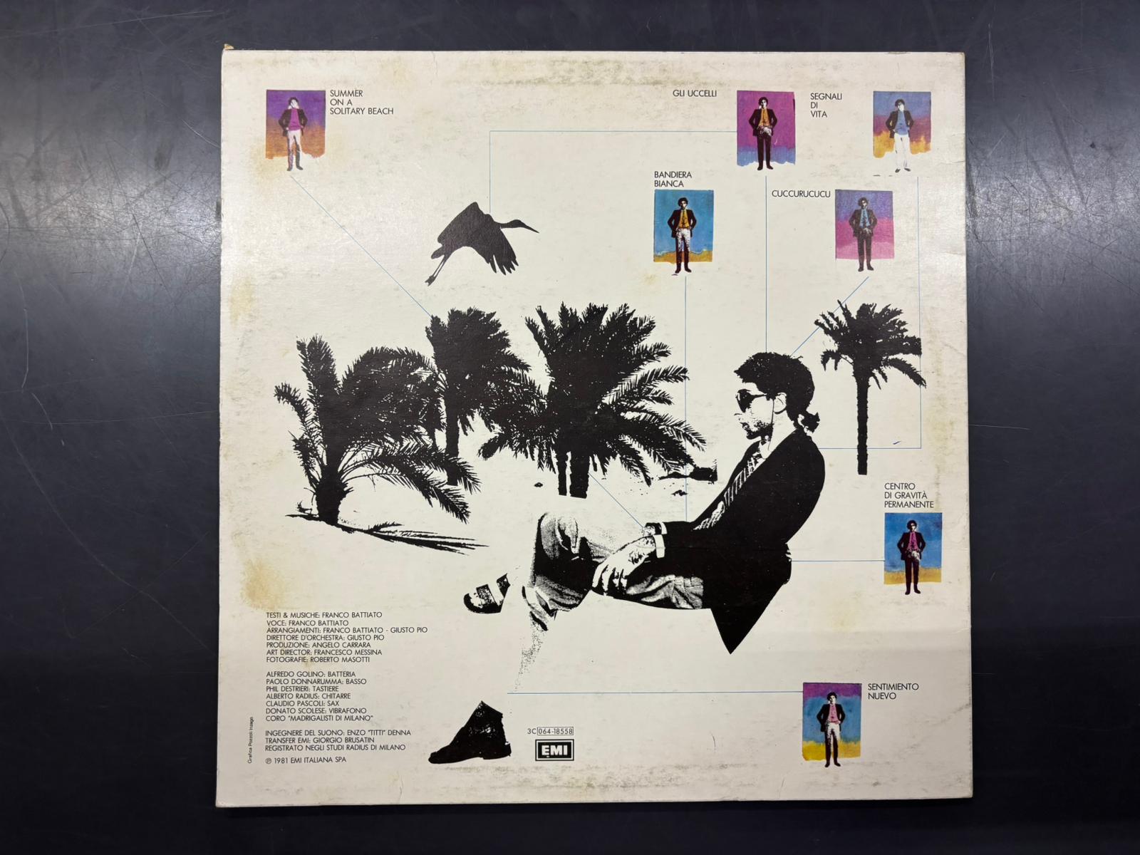 Battiato La Voce Del Padrone Vinile 1981 - immagine 2