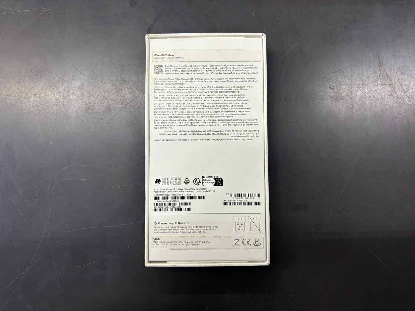 Iphone 16 Pro Max 256Gb Natural Titanium - immagine 6