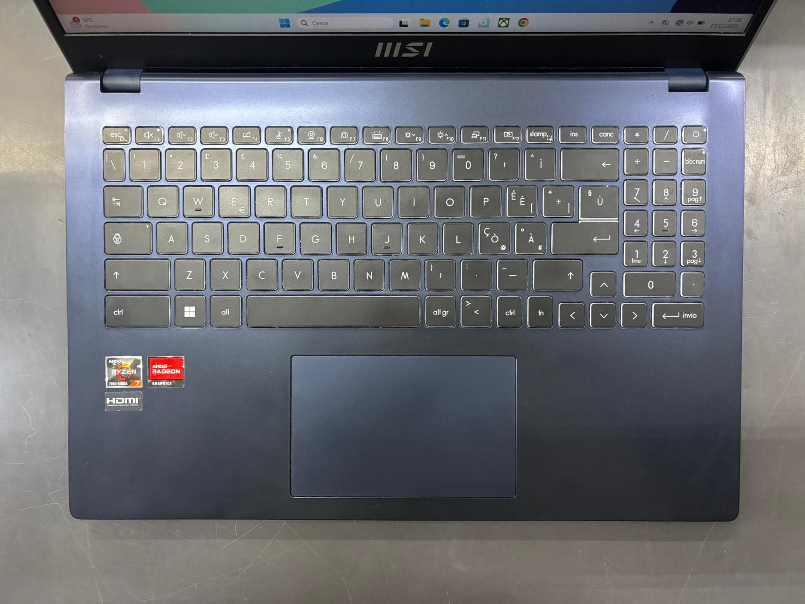 MSI Modern 15 Ryzen 7 16Gb 512Gb - immagine 4