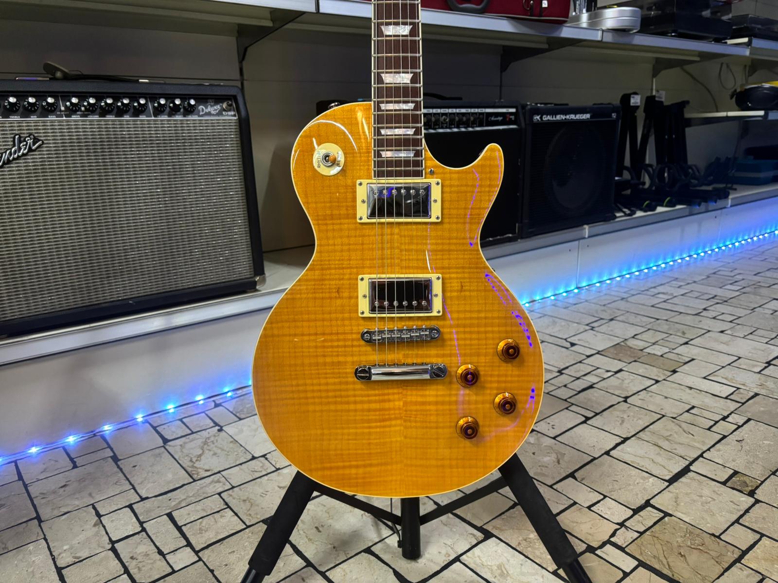 TOKAI UALS62F LP Style Flame Lemon Drop - immagine 5