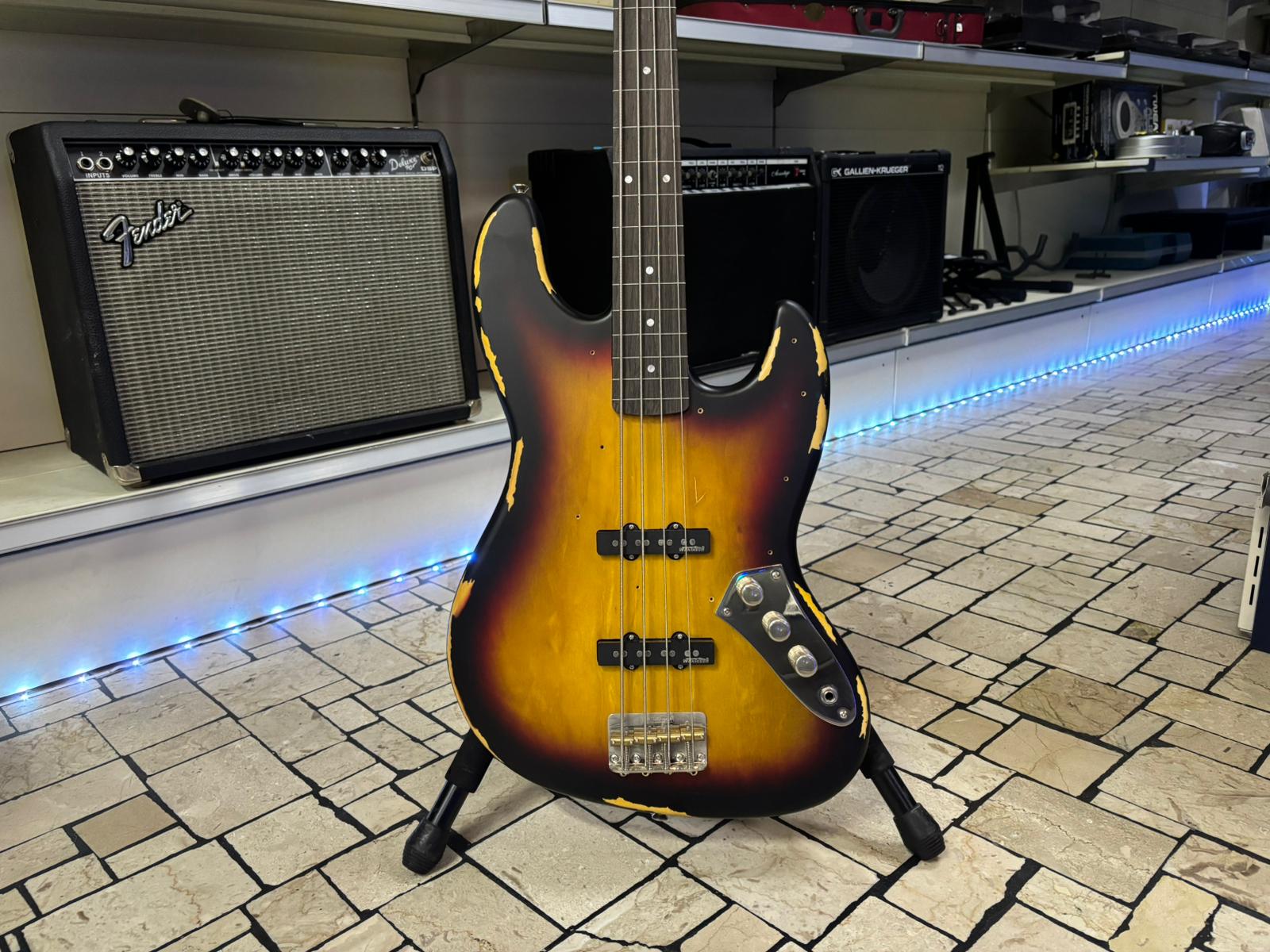 VINTAGE VJ74 MRJP Jaco Pastorius Basso Fretless - immagine 6